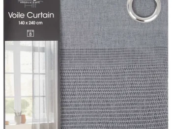 Online C&C Absolu Chic Voile Gordijn Beige,Grijs,Wit