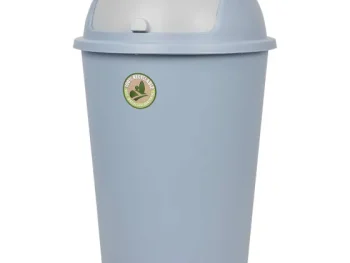 Clearance Froyak Afvalemmer Blauw,Zwart