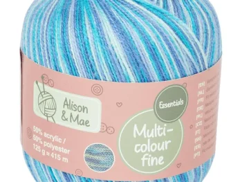 Hot Alison & Mae Essentials Haakgaren Fine Blauw,Geel,Groen,Paars,Roze,Wit