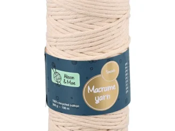 Clearance Alison & Mae Specials Macram -Garen Beige,Blauw,Bruin,Grijs,Groen,Roze,Wit