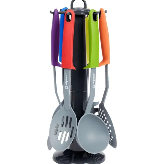 alpina-keukengerei-set-met-rek-FnGmUPwx-0.webp Sale Rösle Alpina Keukengerei-Set Met Rek Meerkleurig