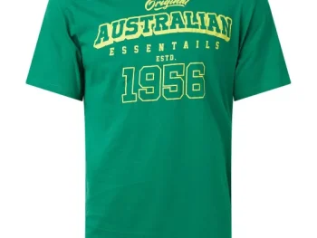 Online Australian T-Shirt Blauw,Groen,Zwart