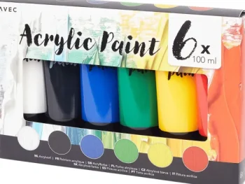 New Van Bleiswijck Avec Acrylverfset Meerkleurig