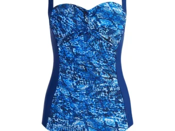 Fashion Merk Badpak Print,Zwart