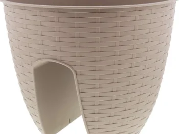 Discount Merk Balkonbloempot Dijon Beige,Zwart