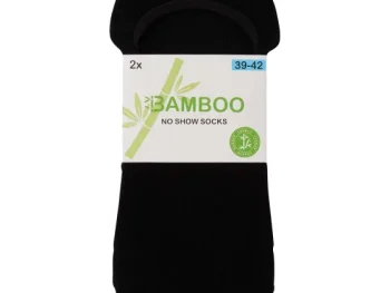 Fashion Lotto Bamboe Footies Zwart