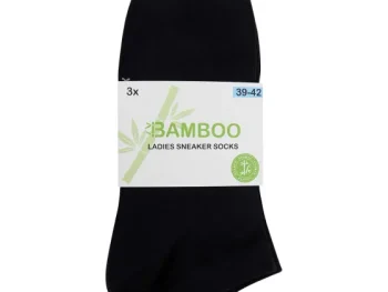 Online Lotto Bamboe Sneakersokken Zwart