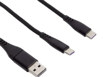 Outlet Battletron Oplaadkabel Usb-C Zwart