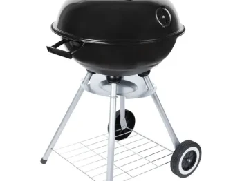 Fashion Big Jeff Barbecue Op Wielen Zwart