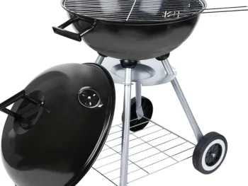 Fashion Big Jeff Barbecue Op Wielen Zwart