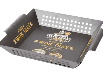 Discount Big Jeff Barbecue Wok Grillmand Zwart