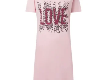 Fashion SuperTrash Bigshirt Groen,Meerkleurig,Print,Roze,Wit,Zwart
