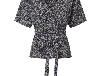 New SuperTrash Blouse Met Overslag Print