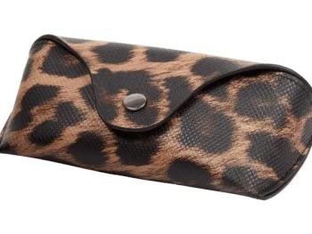 Sale Merk Brillenkoker Beige,Bruin,Print,Zilver,Zwart