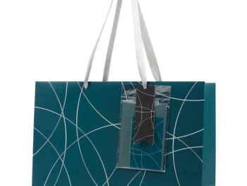 Online Merk Cadeautas Met Wenskaart Print