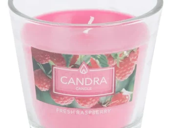 Fashion Candra Geurkaars In Glas Paars,Roze