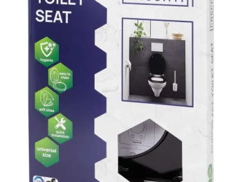 Outlet Cascata Softclose Toiletbril Wit,Zwart