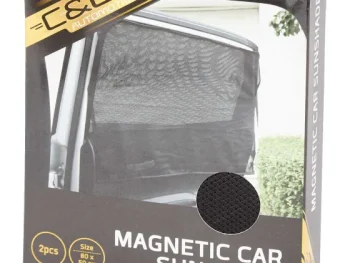 New C&C Magnetisch Autozonnescherm Zwart