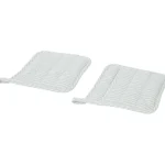 New Hotel Royal Chambray Pannenlappen Print,Rood,Zwart