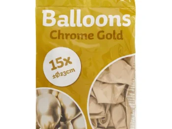 Outlet Merk Chroom Ballonnen Blauw,Goud,Roze,Zilver