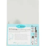 Hot Office Essentials Craft & Design Opbergzakjes Voor Wenskaarten Transparant