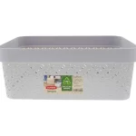 Fashion Curver Opbergmand Terrazzo Zwart,Grijs,Wit