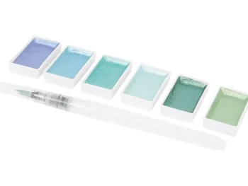 Hot Van Bleiswijck D Cotime Metallic Waterverf Meerkleurig