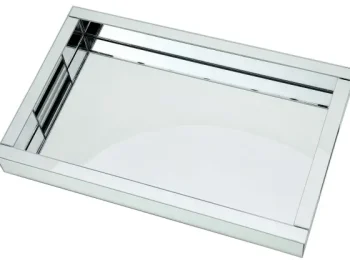 Online Merk Decoratief Spiegelplateau Zwart,Zilver