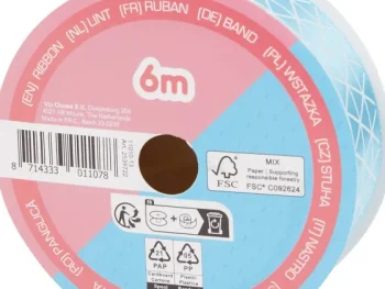 Outlet Alison & Mae Decoratielint Blauw,Bruin,Print,Geel,Groen,Paars,Rood,Roze,Zilver,Zwart