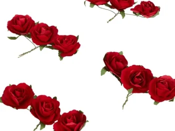 Discount Disney Decoratieve Rozen Geel,Meerkleurig,Paars,Rood,Roze,Wit