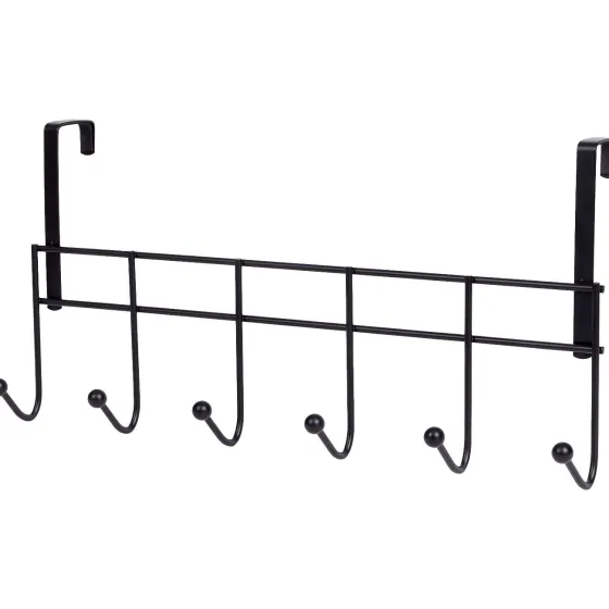 deurkapstok-XNhZSeGg-0.webp Online FERM Deurkapstok Zilver,Zwart