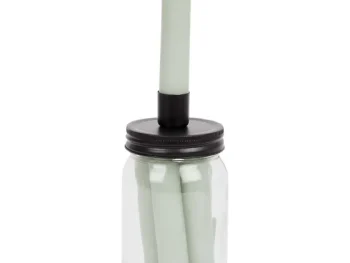 Sale Candra Dinerkaarsen In Pot Blauw,Groen,Roze,Wit