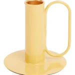 New Merk Dinerkaarsenhouder Zwart,Oranje,Roze,Geel