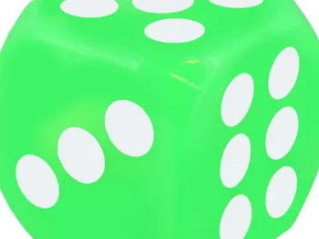 Best Mini Matters Dobbelsteen Met Licht Blauw,Groen,Oranje,Paars,Rood