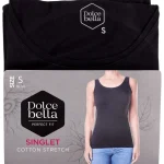New Dolce Bella Singlet Zwart