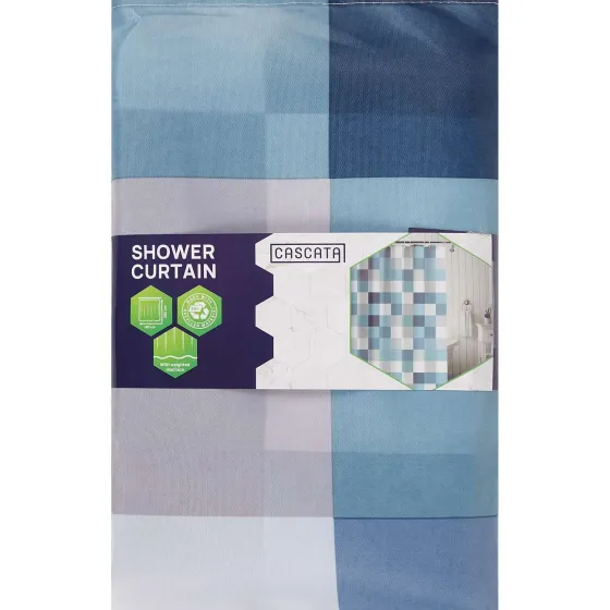 douchegordijn-ALUOzkou-1.webp Fashion Cascata Douchegordijn Grijs,Print,Zwart