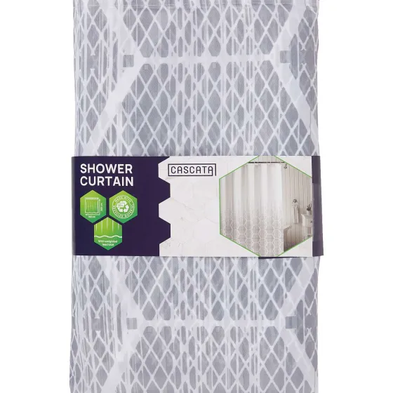 douchegordijn-ALUOzkou-7.webp Fashion Cascata Douchegordijn Grijs,Print,Zwart