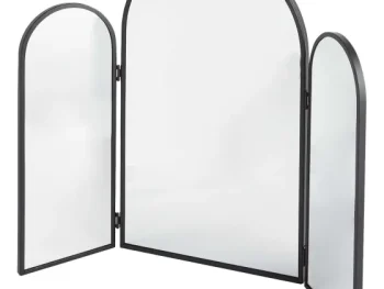 Online Merk Drieluik Spiegel Zwart,Goud