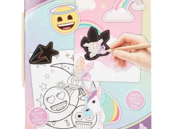 Hot Paw Patrol Emoji Krassticker- En Kleurboek Print,Meerkleurig