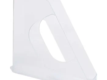 Clearance Esselte Tijdschriftenhouder Transparant,Zwart