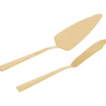 Hot Merk Excellent Houseware Taartserveerset Goud,Zilver