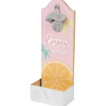 Hot Merk Flesopener Blauw,Bruin,Roze