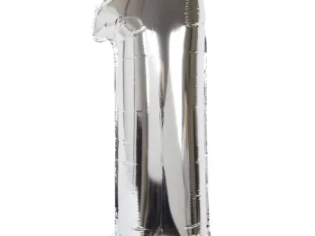 Fashion Merk Folieballon Cijfer Goud,Meerkleurig,Zilver