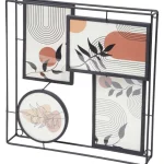 Fashion Merk Fotolijst Met Industri Le Look Zwart