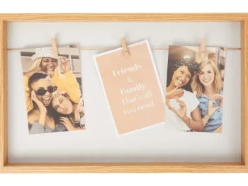 Clearance Merk Fotolijst Met Knijpers Beige,Zwart