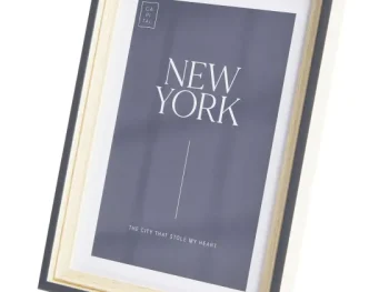 Online Merk Fotolijst New York Blauw,Grijs,Roze,Zwart