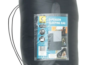 Clearance Froyak Tweepersoons Slaapzak Grijs,Groen