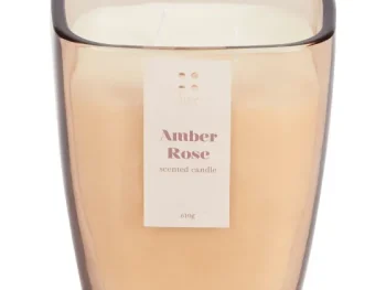 Clearance Candra Geurkaars In Glas Beige,Bruin,Groen,Oranje