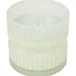 New Candra Geurkaars In Glas Groen,Roze,Wit