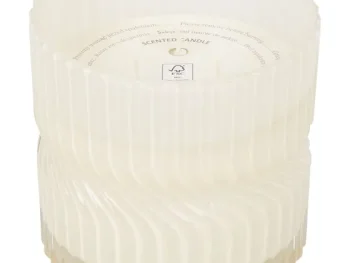 New Candra Geurkaars In Glas Groen,Roze,Wit